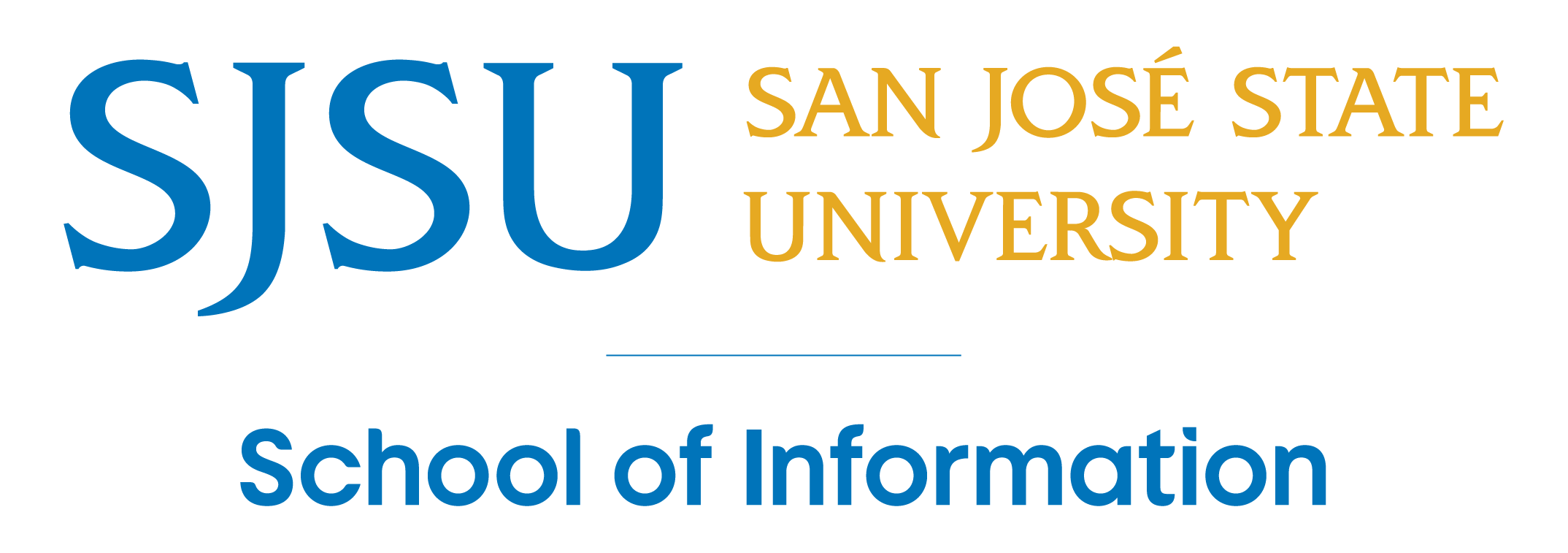 Logo for San Jose State University - School of Information
